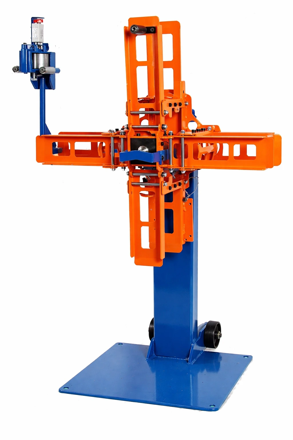 for coiling cable  with a collapsible coiler and measuring device