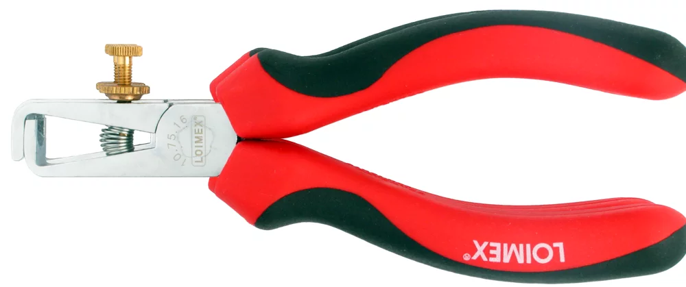 • Con resorte y tornillo de fijación de pelado.<br> • Mangos con aislamiento de PVC de 2 componentes en rojo y negro.<br>• Según DIN ISO 5745, forma Alemana, acero C45. <br>