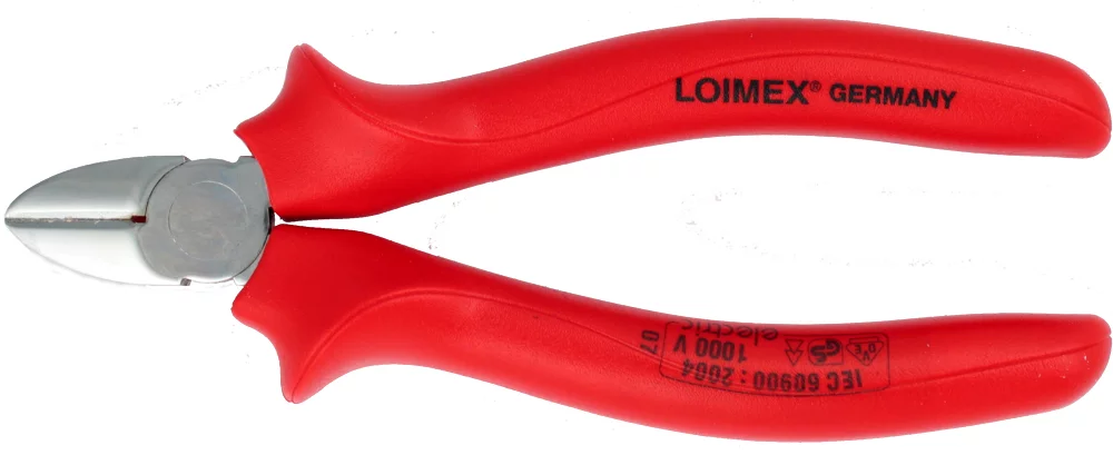 • Alicate cortacables hasta 2,0 mm Ø.
<br>
• Para cortar cable, clavos, red metálica y planchas.<br>
• Según <b>DIN ISO 5745</b>, forma Alemana, acero C60. <br>•<b> Garantía total</b>