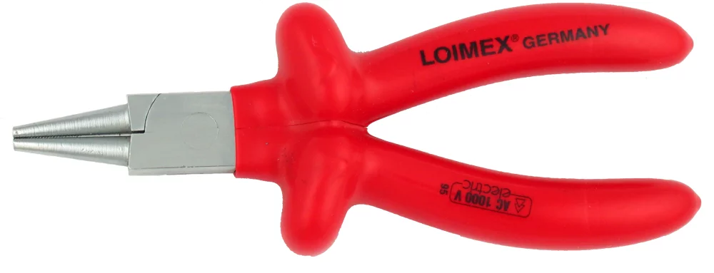 • Con boca redonda corta.<br>
• Doble aislamiento según norma  IEC 60900.<br>
• Norma <b>VDE 0682/201</b>.<br>
• Según <b>DIN ISO 5745</b>. <br>•<b> Garantía total</b>