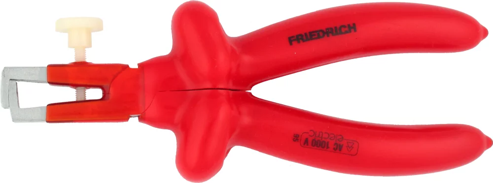 • Con resorte y tornillo de fijación de pelado.<br>
• Doble aislamiento <b> TOTAL </B>según norma  <b>IEC 60900</b>.<br>
• Norma <b>VDE 0682/201</b>.<br>
•<b> Garantía total</b>  <br>
*Salvo extremo cabeza.