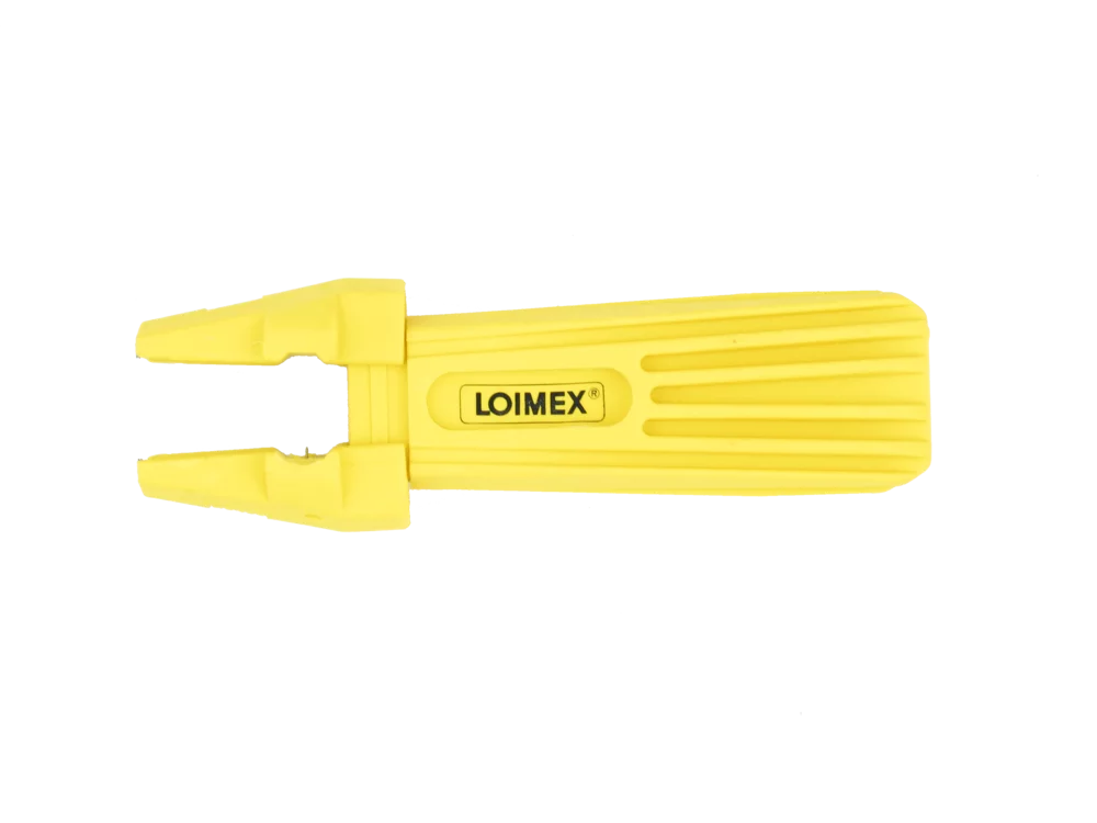 • Con cortadora.<br>
• Con cuchilla para corte longitudinal .<br>
• Pelado por tacto a través de muelle.