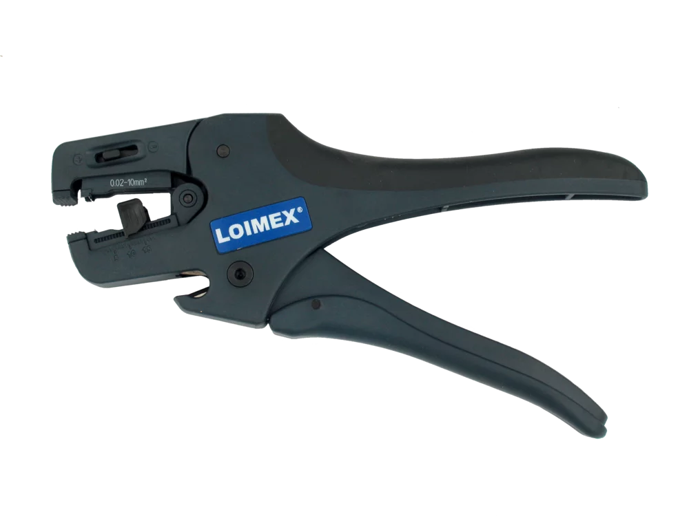 • <b>Modelo profesional.</b> <br>
• Con cortadora de cable. <br>
• Con tope de longitud de pelado. <br>
• Cabezal intercambiable.<br>
• <b>Garantía total.</b> <br>