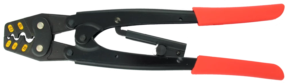 • Con seguro de blocaje.<BR> 
• Para terminales no aislados.