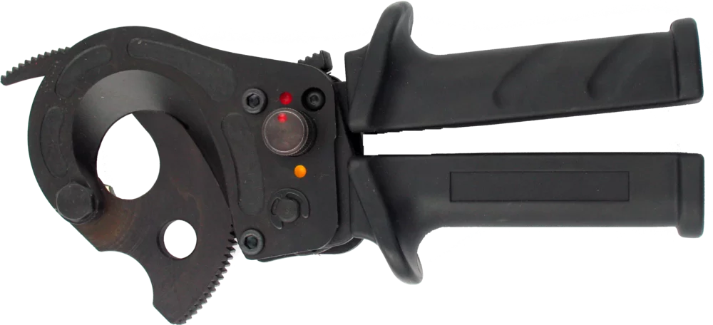 • Cortadora de cables de Cu/Al, tipo carraca<br />• Con muy buena reducción de fuerza<br />