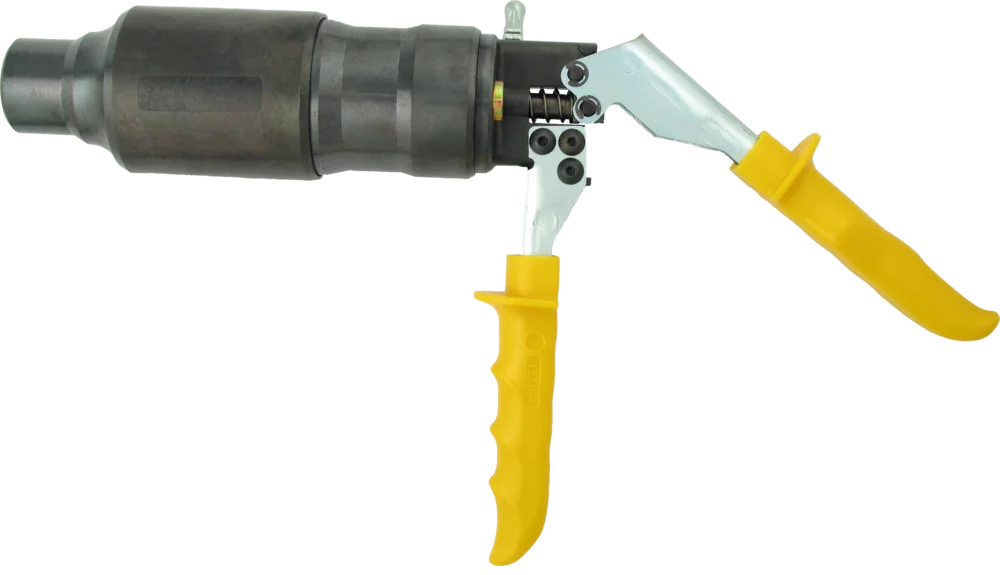 • Punzona rápidamente sin esfuerzo, limpio y sin rebabas.<br />• Agujeros redondos desde 15,2 mm hasta 100 mmØ.<br />• Agujeros cuadrados y rectangulares para interruptores, instrumentos y contadores.<br> • Se emplea para la construcción de armarios eléctricos y en los sectores de carrocería y sanitarios. <br />• Aceite integrado en el cilindro. <br />• Manejable con una sola mano. <br />• Cada pieza recambiable. <br />• Puede punzonar <b>chapa de acero hasta máximo 3 mm de grueso.</b><br> • <b>Máxima calidad, garantía total.</b><br /> <br />
<a href="imgprod/78/788600.pdf"><img src="/images/pdf.gif"> Descargar manual de instrucciones</a>