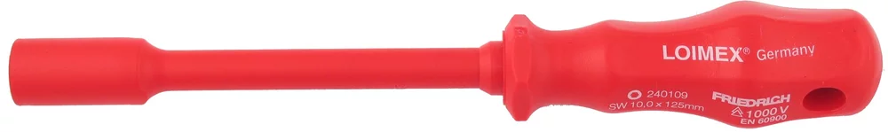 • Aislado con plástico rojo.<br> • Según normas <b>VDE</b> e <b>IEC 900</b>.