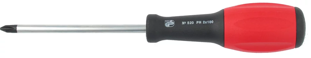 ● Hojas fabricadas en <b>Acero-Vanadium-Molibdeno</b>.<br>
● Valores de dureza y un par <b>superiores</b> a las normas <b>DIN / ISO</b> <br>
● Mango: dos componentes de gran volumen.<br>● Diseño ergonómico y resistente a golpes.<br> ● Con superficie antideslizante <b>kraftgrip-micro</b><br>
● Con <b>más de un 50% de fuerza de transmisión</b> que los destornilladores de un solo componente.<br>
